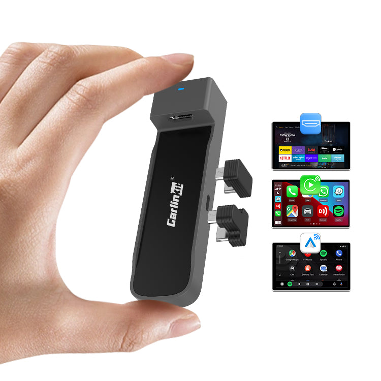 Carlinkit FireDrive bağlantı Pro kablosuz Android oto Carplay adaptörü ile hdmi 2k Ai kutusu Carplay Dongle Video youcar araba Tv arkadaşı
